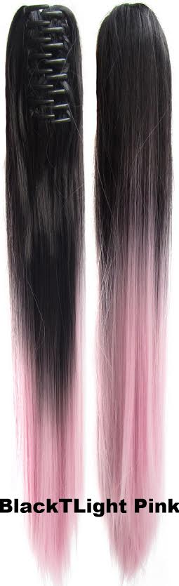 Ombre-BlackTLight Pink-rovné